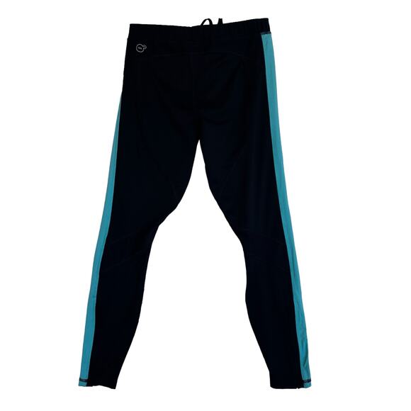 Puma Colorblock Leggings Womens S/M Turquoise Athletic Casual Sporty Comfy Gym - Picture 2 of 12